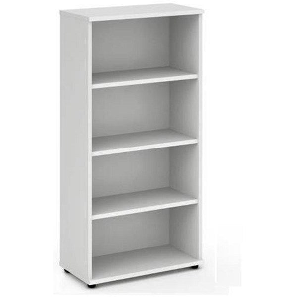 Impulse Tall Bookcase, 3 Shelves, 1600mm High, White Easy2Order : I000171