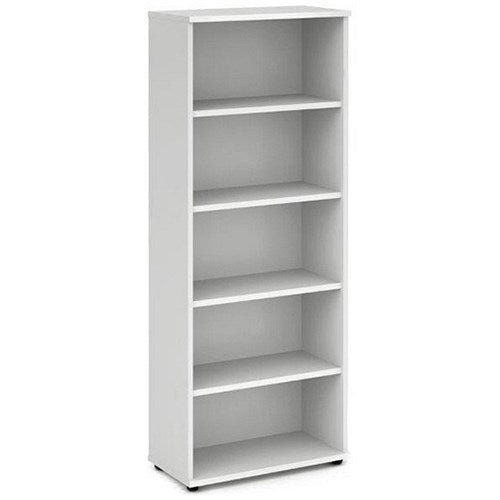 Impulse Extra Tall Bookcase, 4 Shelves, 2000mm High, White Easy2Order : I000172