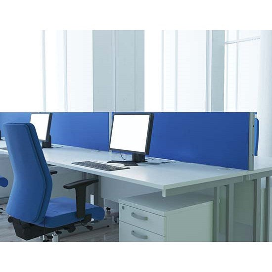 Impulse 1800mm Rectangular Desk, Silver Cantilever Leg, White