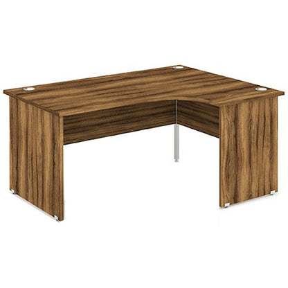 Impulse 1800mm Corner Desk, Right Hand, Panel End Leg, Walnut
