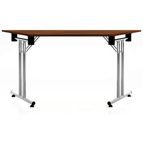 Impulse Trapezoidal Folding Table, 1600mm, Walnut