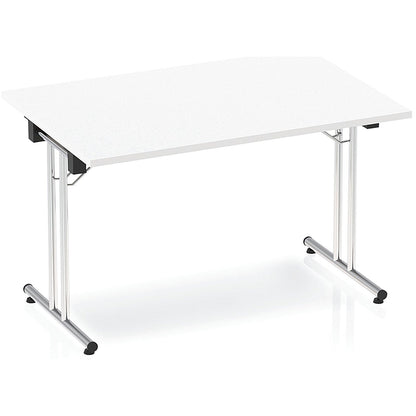 Impulse Rectangular Folding Table, 1200mm, White