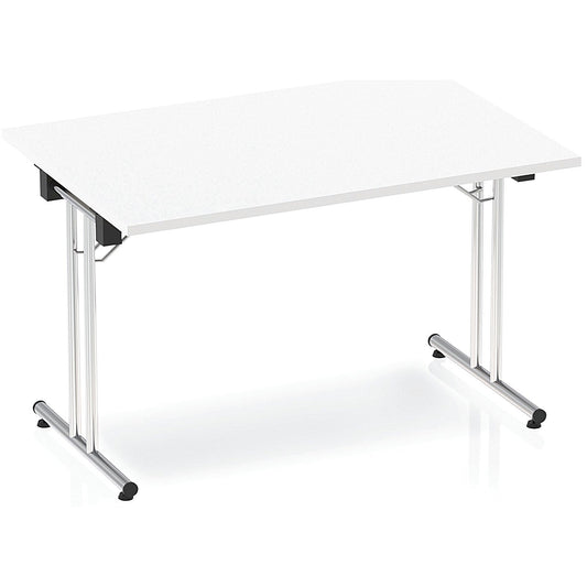 Impulse Rectangular Folding Table, 1200mm, White