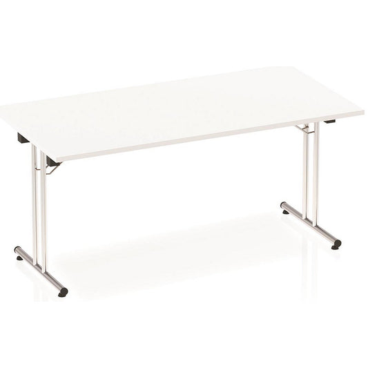 Impulse Rectangular Folding Table, 1600mm, White