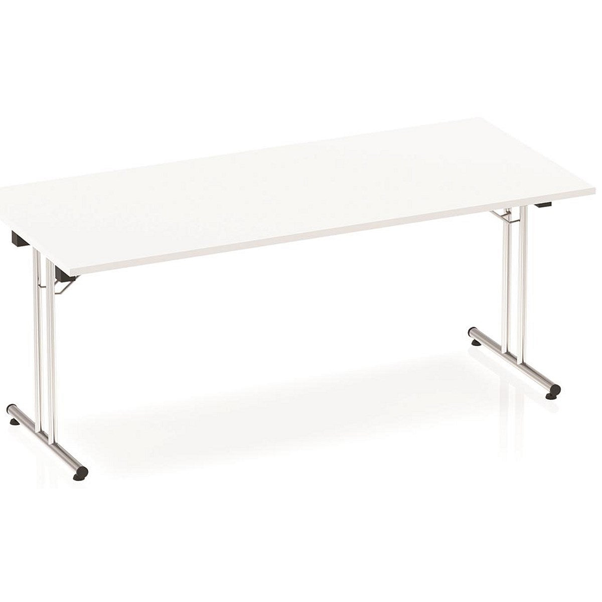 Impulse Rectangular Folding Table, 1800mm, White