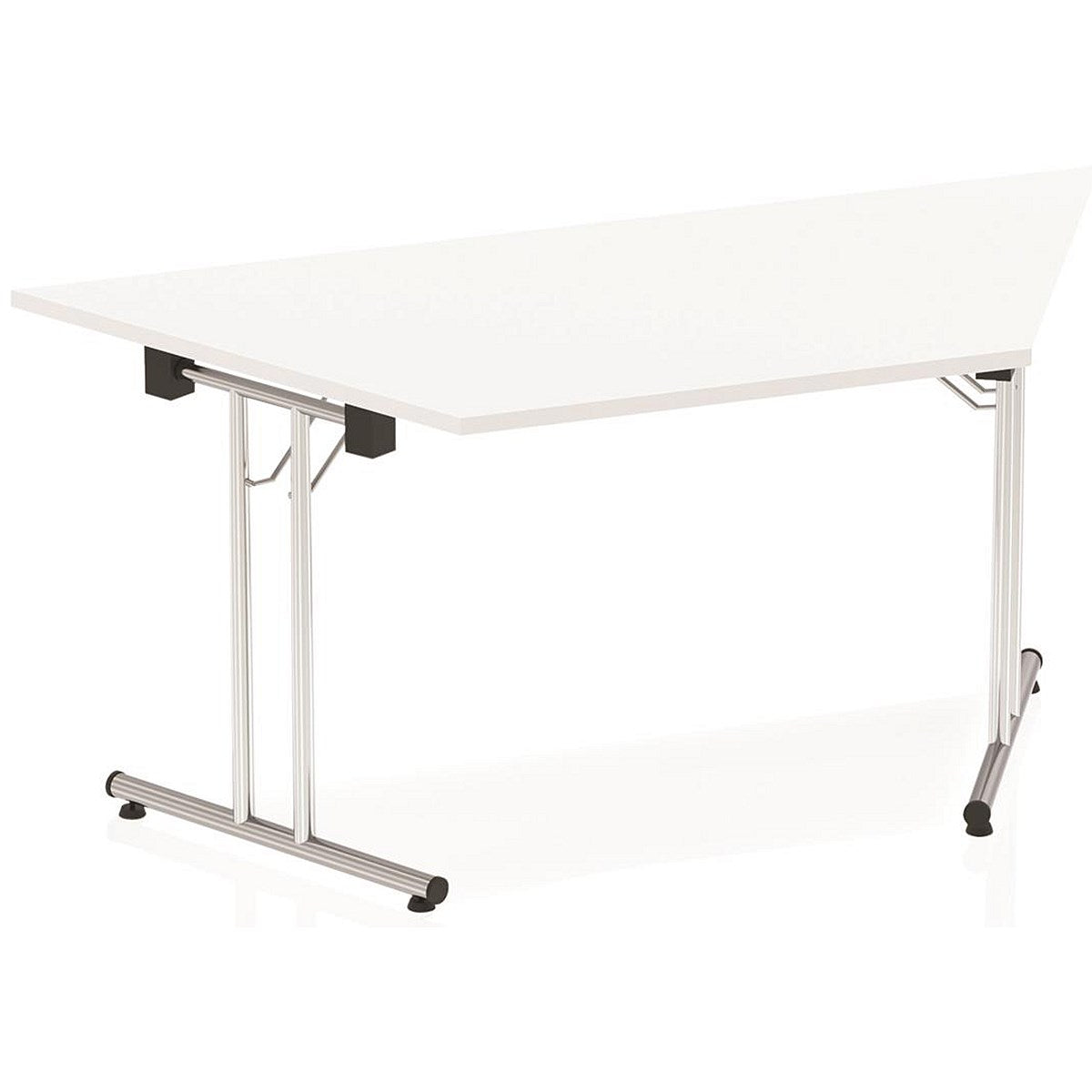 Impulse Trapezoidal Folding Table, 1600mm, White