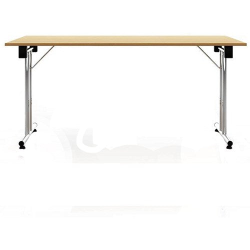 Impulse Rectangular Folding Table, 1200mm, Maple