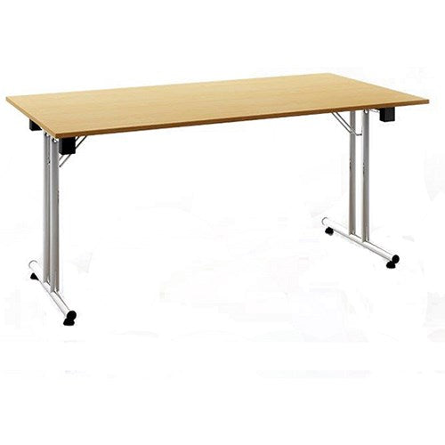 Impulse Rectangular Folding Table, 1200mm, Maple