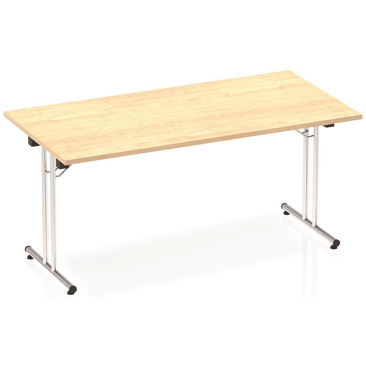 Impulse Rectangular Folding Table, 1600mm, Maple
