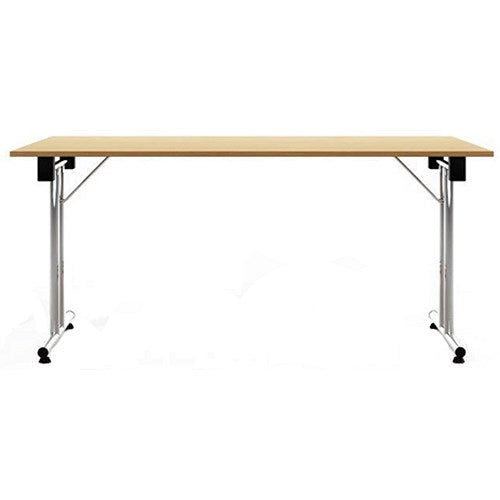Impulse Rectangular Folding Table, 1600mm, Maple