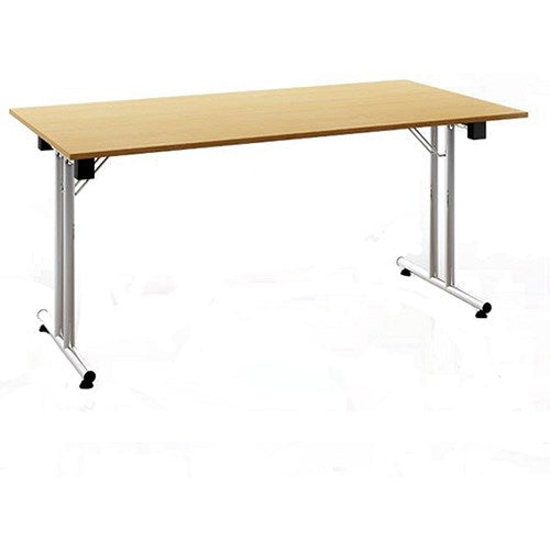 Impulse Rectangular Folding Table, 1600mm, Maple