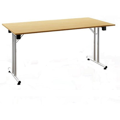 Impulse Rectangular Folding Table, 1600mm, Maple