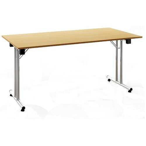 Impulse Rectangular Folding Table, 1800mm, Maple