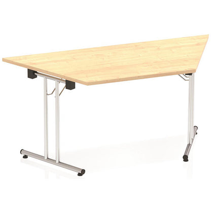 Impulse Trapezoidal Folding Table, 1600mm, Maple