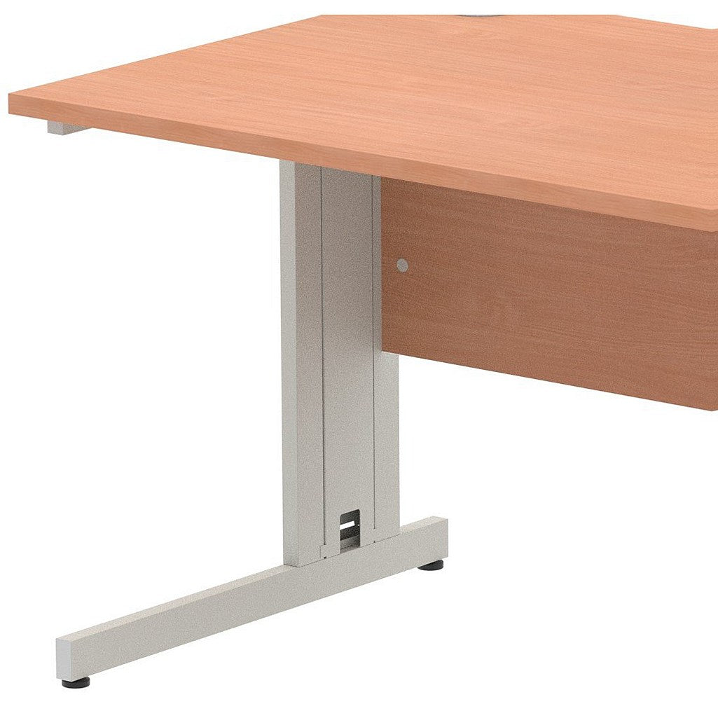 Impulse Cable Management Cartridge for Cantilever Leg, Silver Easy2Order : I001311