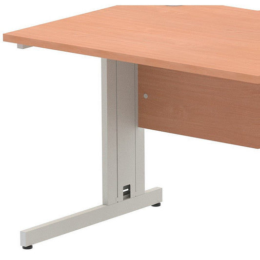 Impulse Cable Management Cartridge for Cantilever Leg, Silver Easy2Order : I001311