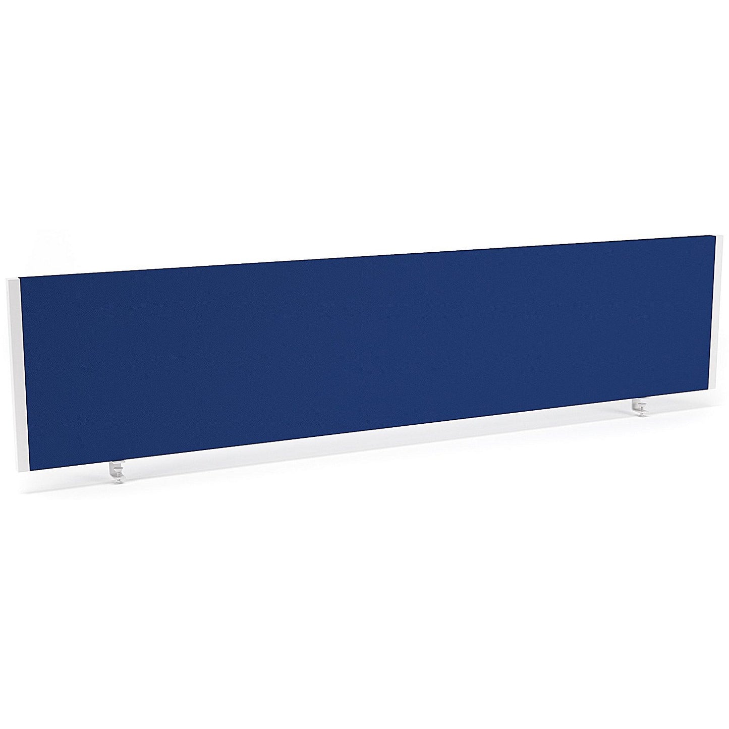 Impulse Evolve Desk Screen, 1800x400mm, White Frame, Blue