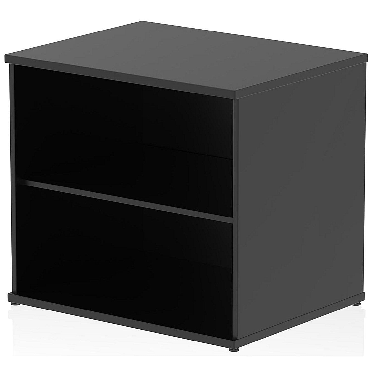 Impulse Desk High Bookcase, 1 Shelf, Black Easy2Order : I005795