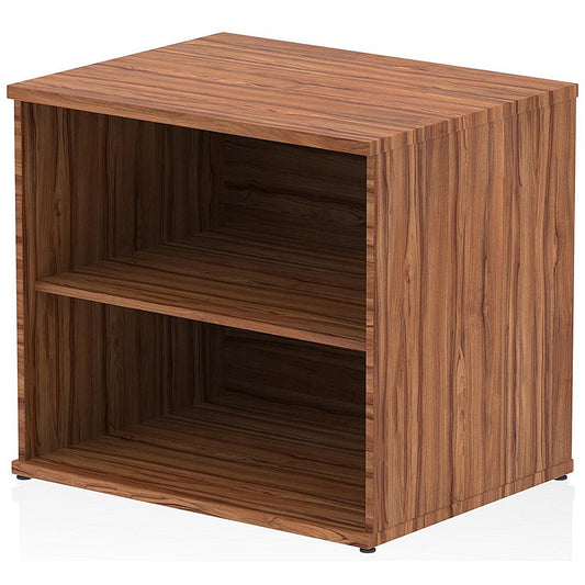 Impulse Desk High Bookcase, 1 Shelf, Walnut Easy2Order : I005799