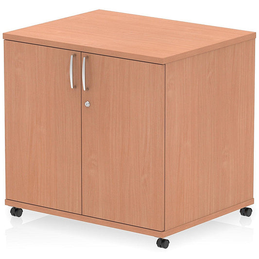 Impulse 600mm Deep Desk High Mobile Cupboard, Beech Easy2Order : I006528