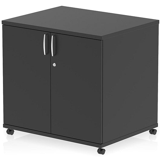 Impulse 600mm Deep Desk High Mobile Cupboard, Black Easy2Order : I006529