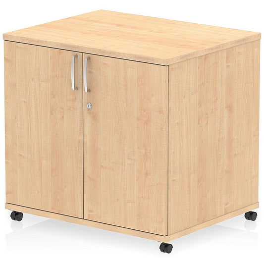 Impulse 600mm Deep Desk High Mobile Cupboard, Maple Easy2Order : I006531