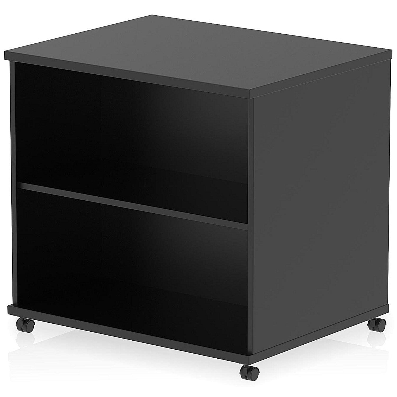 Impulse 600mm Deep Desk High Mobile Bookcase, Black Easy2Order : I006542