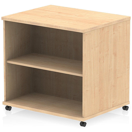 Impulse 600mm Deep Desk High Mobile Bookcase, Maple Easy2Order : I006544