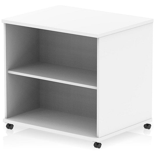 Impulse 600mm Deep Desk High Mobile Bookcase, White Easy2Order : I006547