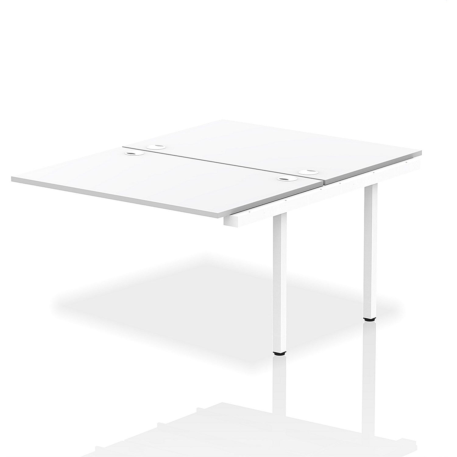 Impulse Bench B2B Ext Kit 1200 White Frame Office Bench Desk White Easy2Order : IB00219