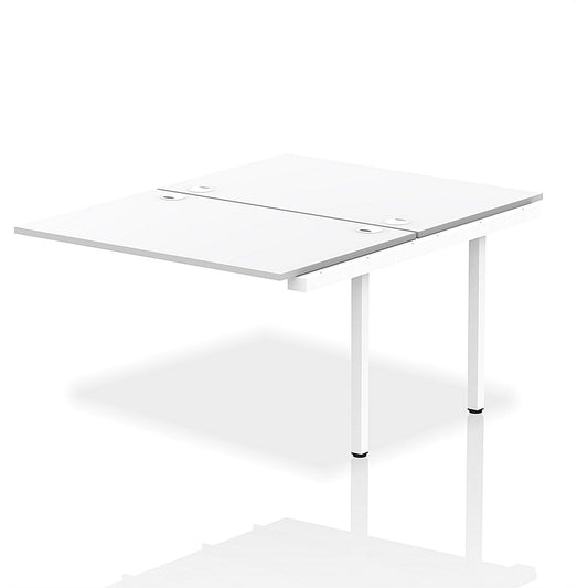 Impulse Bench B2B Ext Kit 1200 White Frame Office Bench Desk White Easy2Order : IB00219