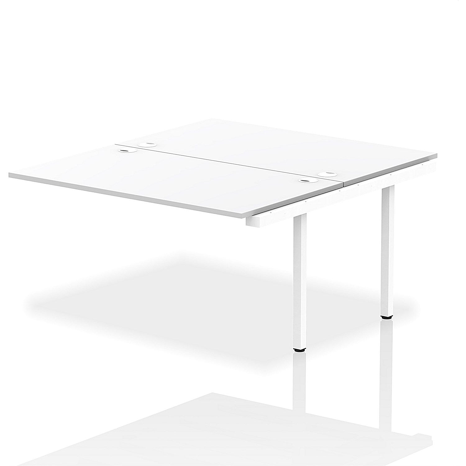 Impulse Bench B2B Ext Kit 1400 White Frame Office Bench Desk White Easy2Order : IB00231