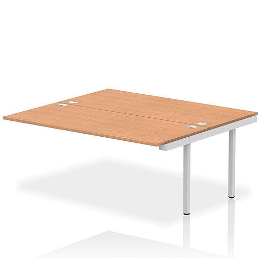 Impulse Bench B2B Ext Kit 1800 Silver Frame Office Bench Desk Oak Easy2Order : IB00427