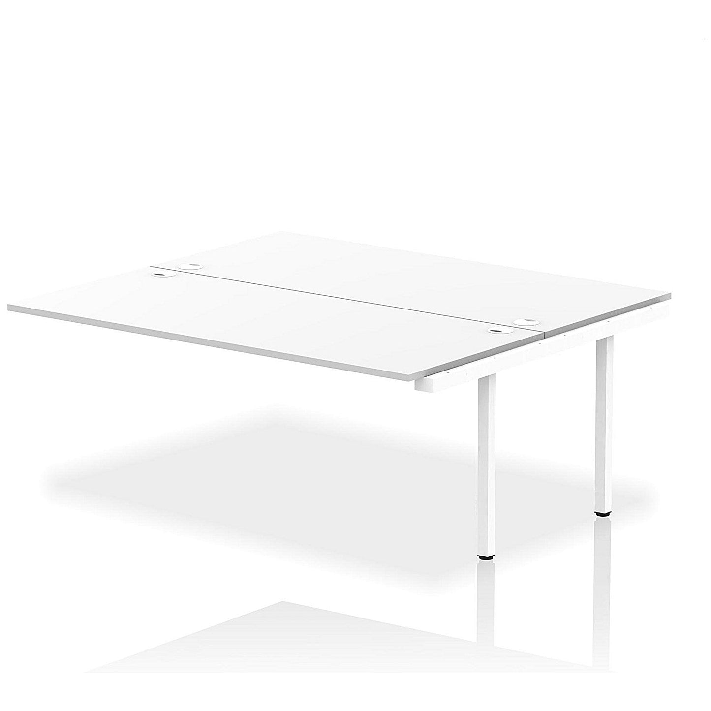 Impulse Bench B2B Ext Kit 1800 White Frame Office Bench Desk White Easy2Order : IB00435