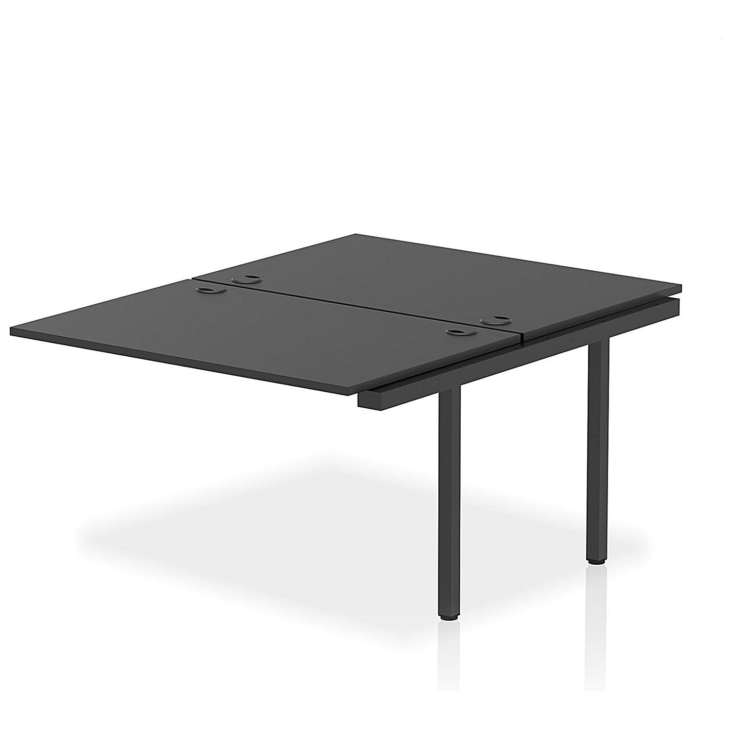 Impulse Bench B2B Ext Kit 1200 Black Frame Office Bench Desk Black Easy2Order : IB00737