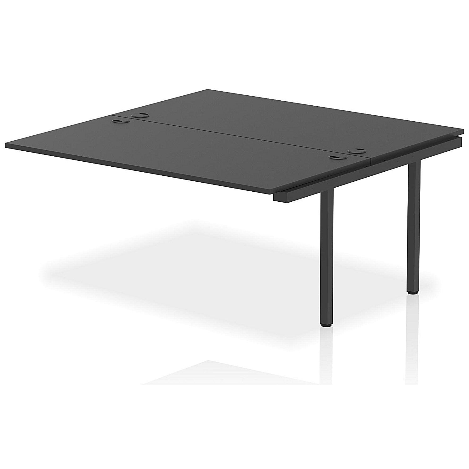Impulse Bench B2B Ext Kit 1600 Black Frame Office Bench Desk Black Easy2Order : IB00755
