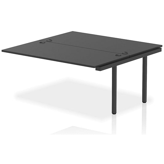 Impulse Bench B2B Ext Kit 1600 Black Frame Office Bench Desk Black Easy2Order : IB00755
