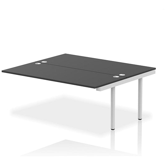 Impulse Bench B2B Ext Kit 1800 Silver Frame Office Bench Desk Black Easy2Order : IB00765
