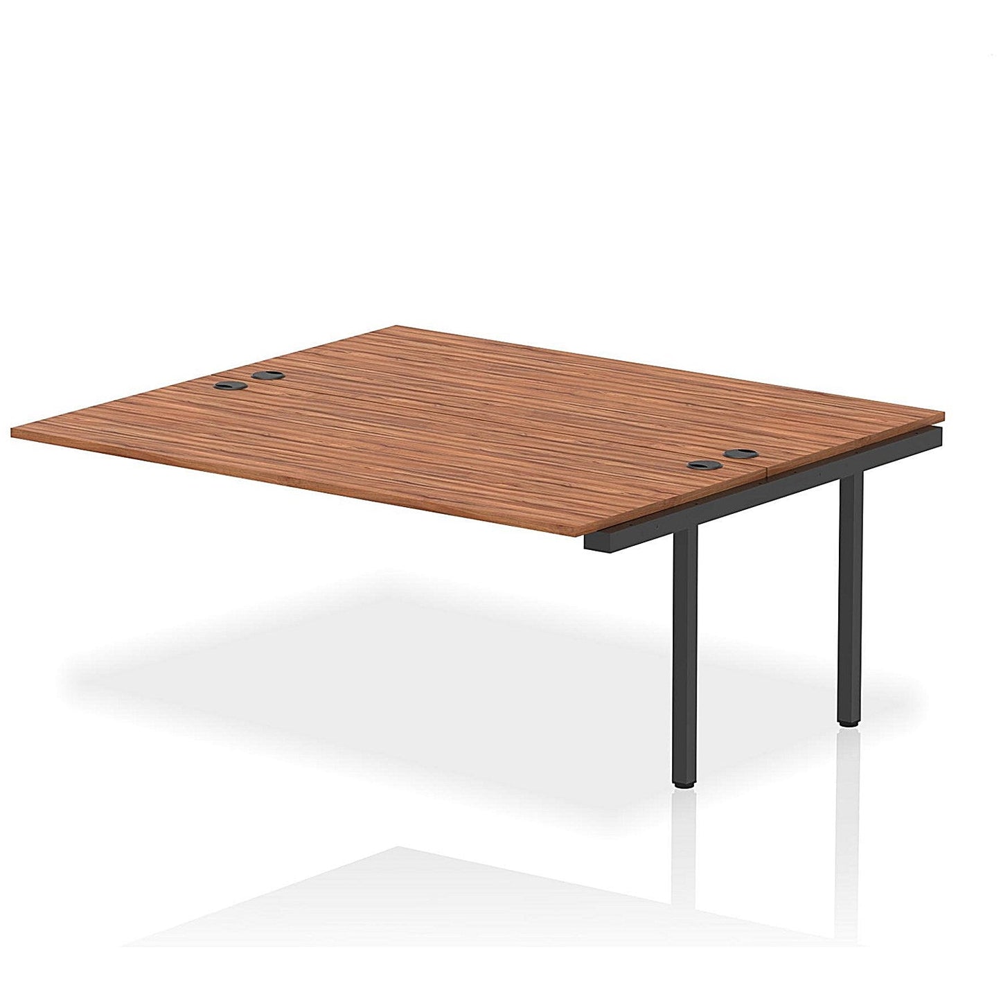 Impulse Bench B2B Ext Kit 1800 Black Frame Office Bench Desk Walnut Easy2Order : IB00771