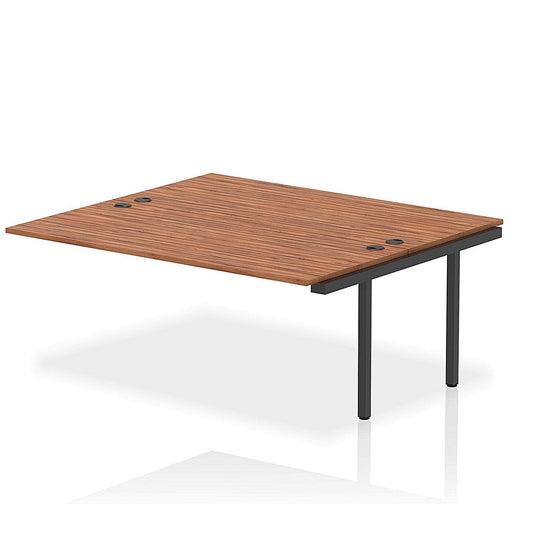 Impulse Bench B2B Ext Kit 1800 Black Frame Office Bench Desk Walnut Easy2Order : IB00771
