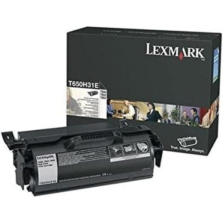 Lexmark T650 25K Toner Cartridge High Yield Black T650H31E