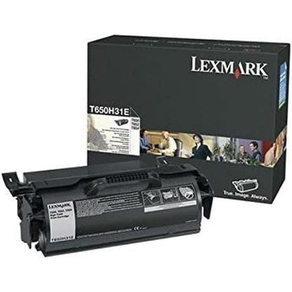 Lexmark T650 25K Toner Cartridge High Yield Black T650H31E