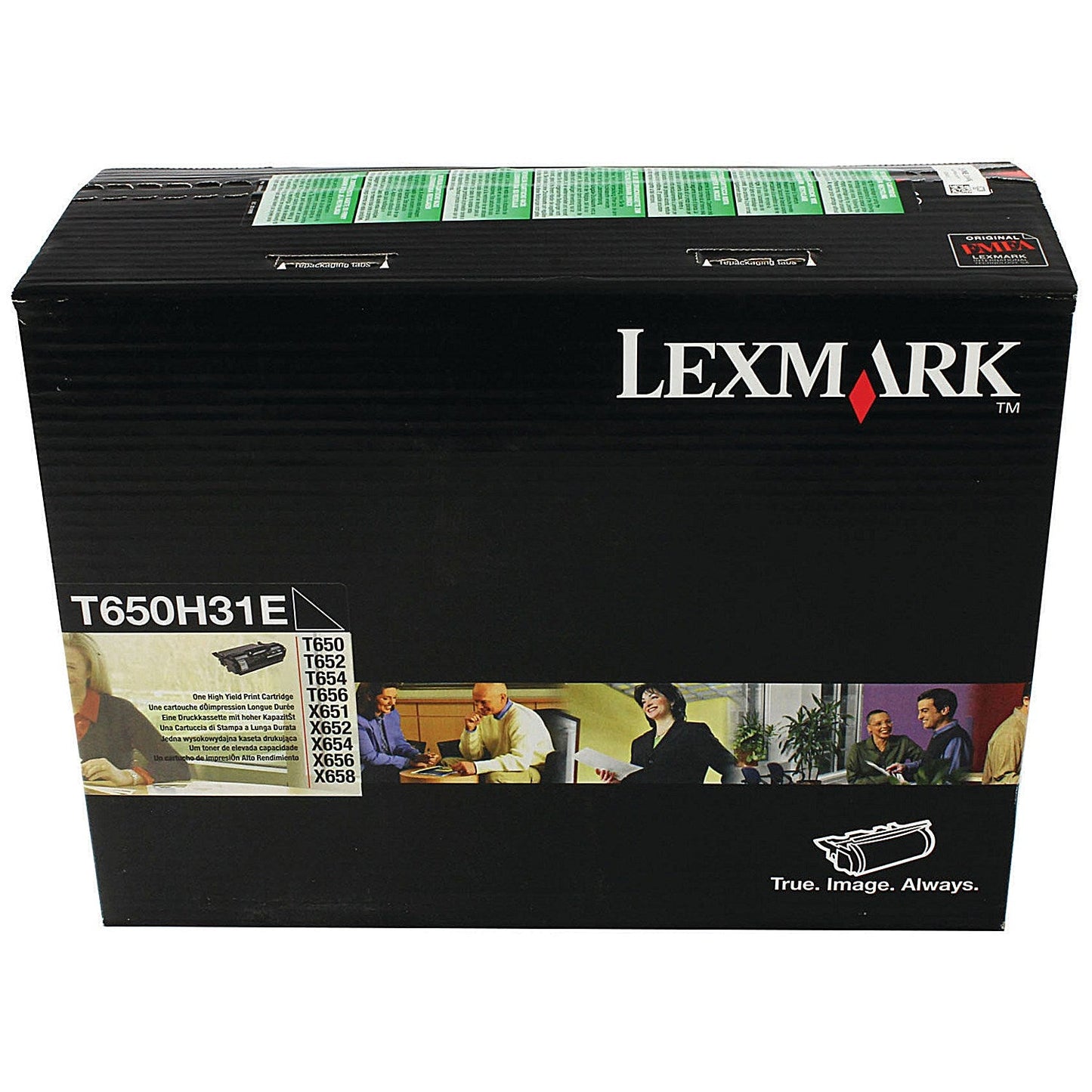 Lexmark T650 25K Toner Cartridge High Yield Black T650H31E Easy2Order : IB06457