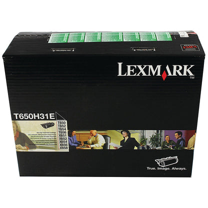 Lexmark T650 25K Toner Cartridge High Yield Black T650H31E Easy2Order : IB06457