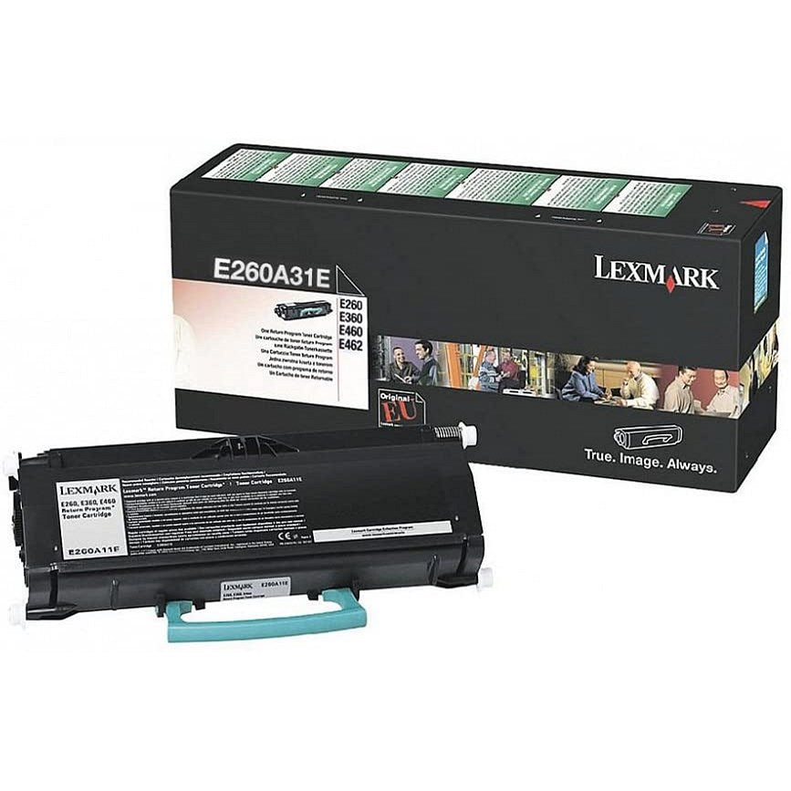 Lexmark E260 3.5K Toner Cartridge Black E260A31E Easy2Order : IB06668