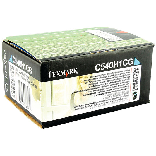 Lexmark C540H1CG Cyan Laser Toner Cartridge