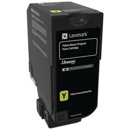 Lexmark CS/CX72xx Return Programme 3K Toner Cartridge Yellow 74C20Y0
