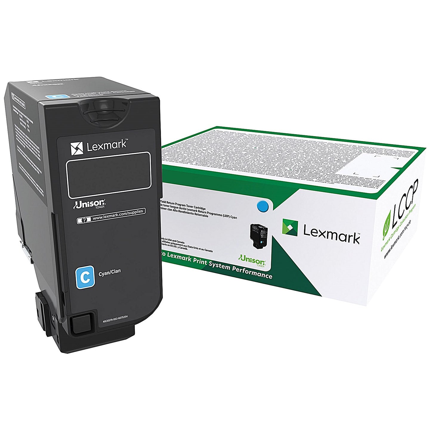 Lexmark CS/CX727 Return Programme 10K Toner Cartridge Cyan 75B20C0
