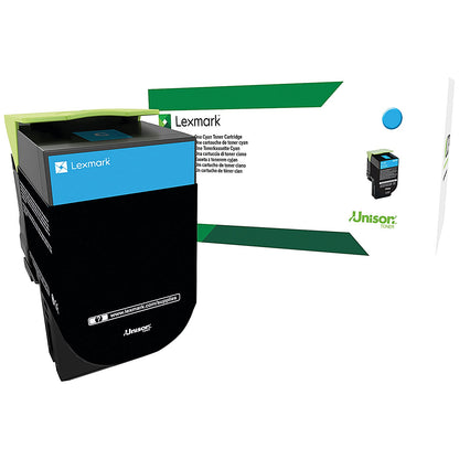 Lexmark 802HC Cyan High Yield Laser Toner Cartridge