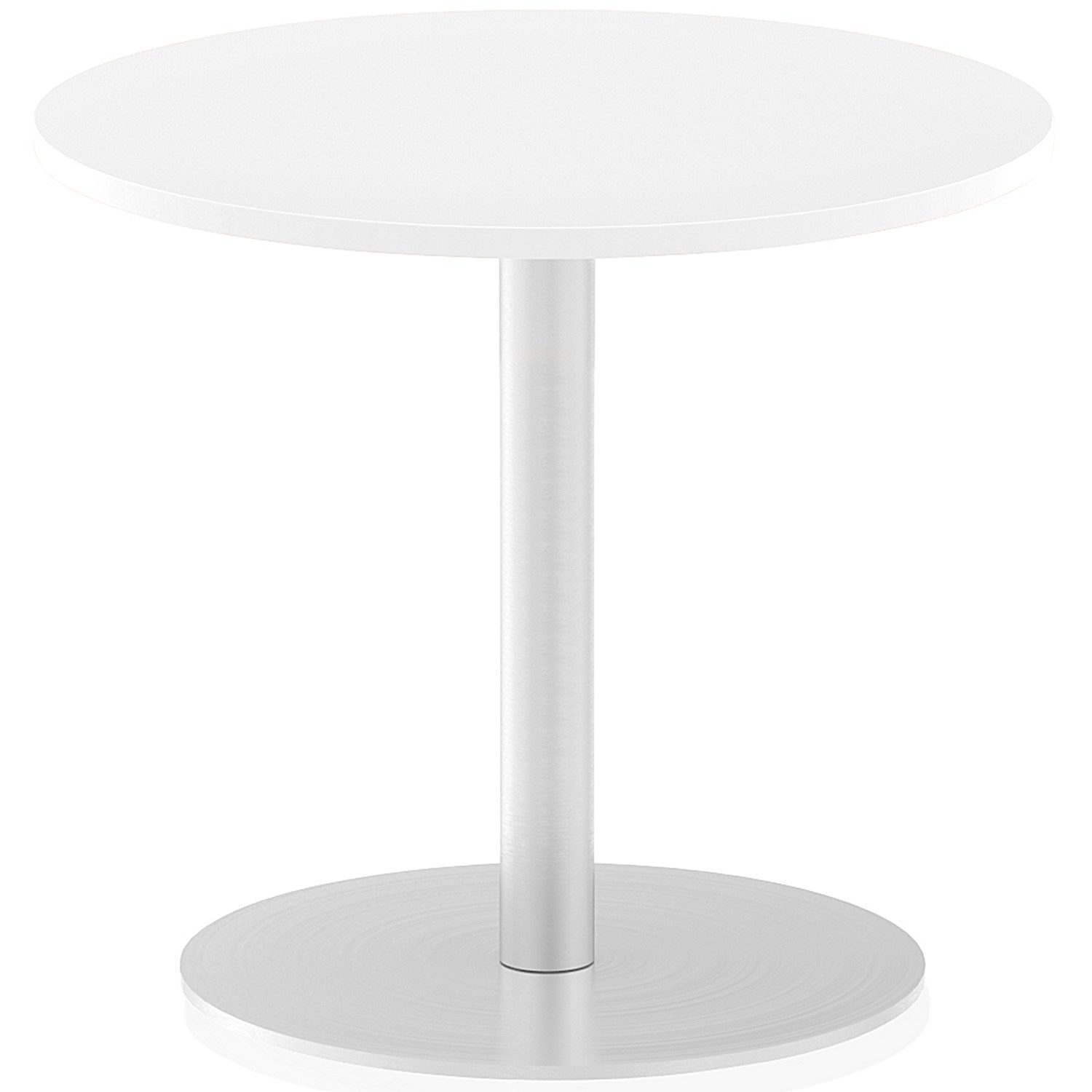 Italia Poseur Circular Table, 600mm Diameter, White Easy2Order : ITL0108
